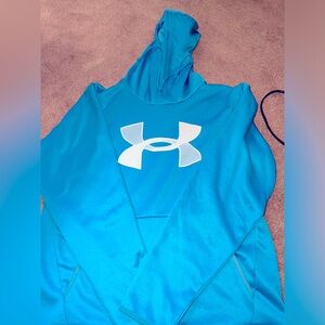 Under Armour light blue hoodie size medium